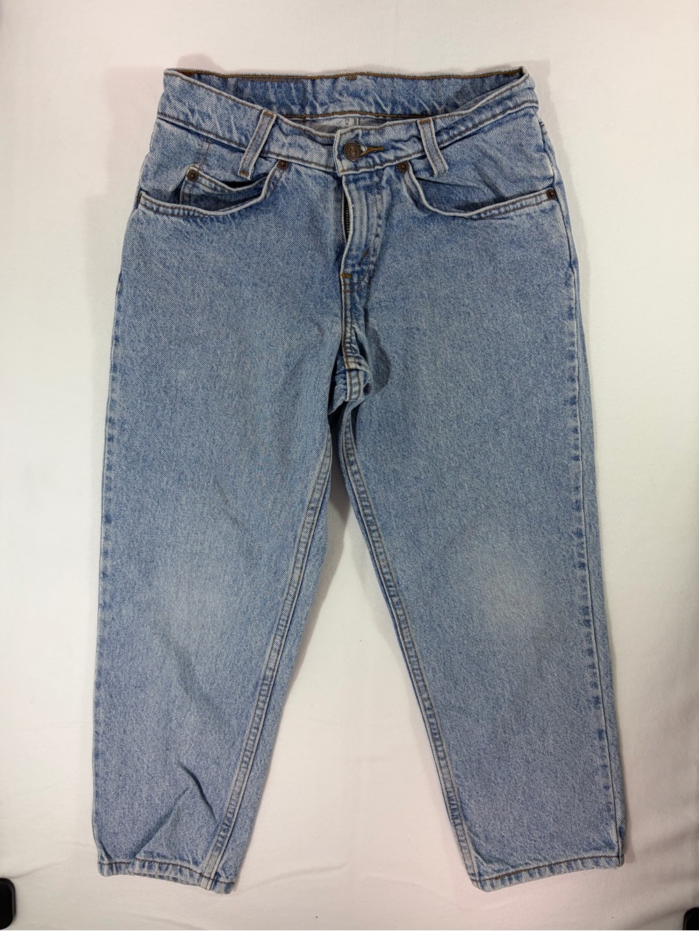 Levi's Light Blue 550 Relaxed Jeans/ Capris - Orange Tag Vintage
